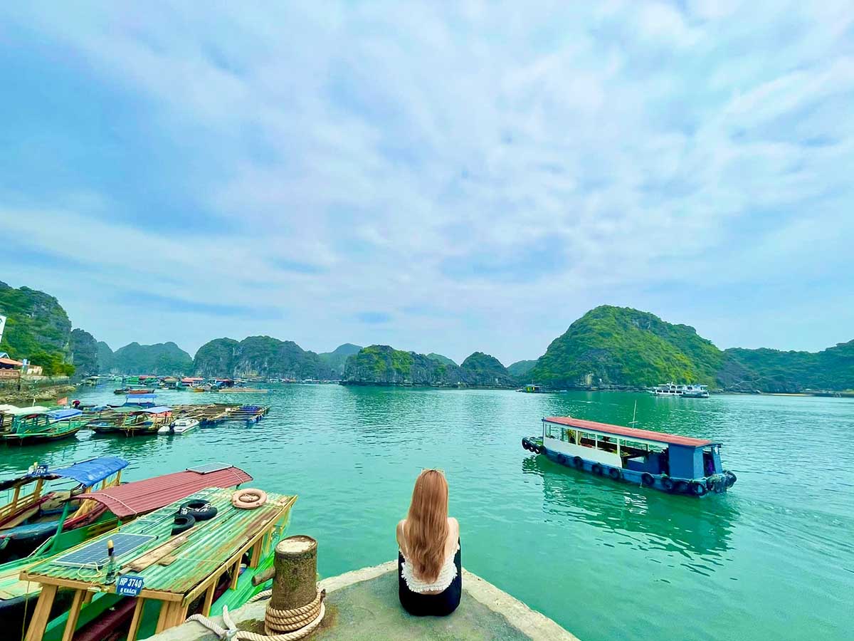 Cua Van Village in halong bay